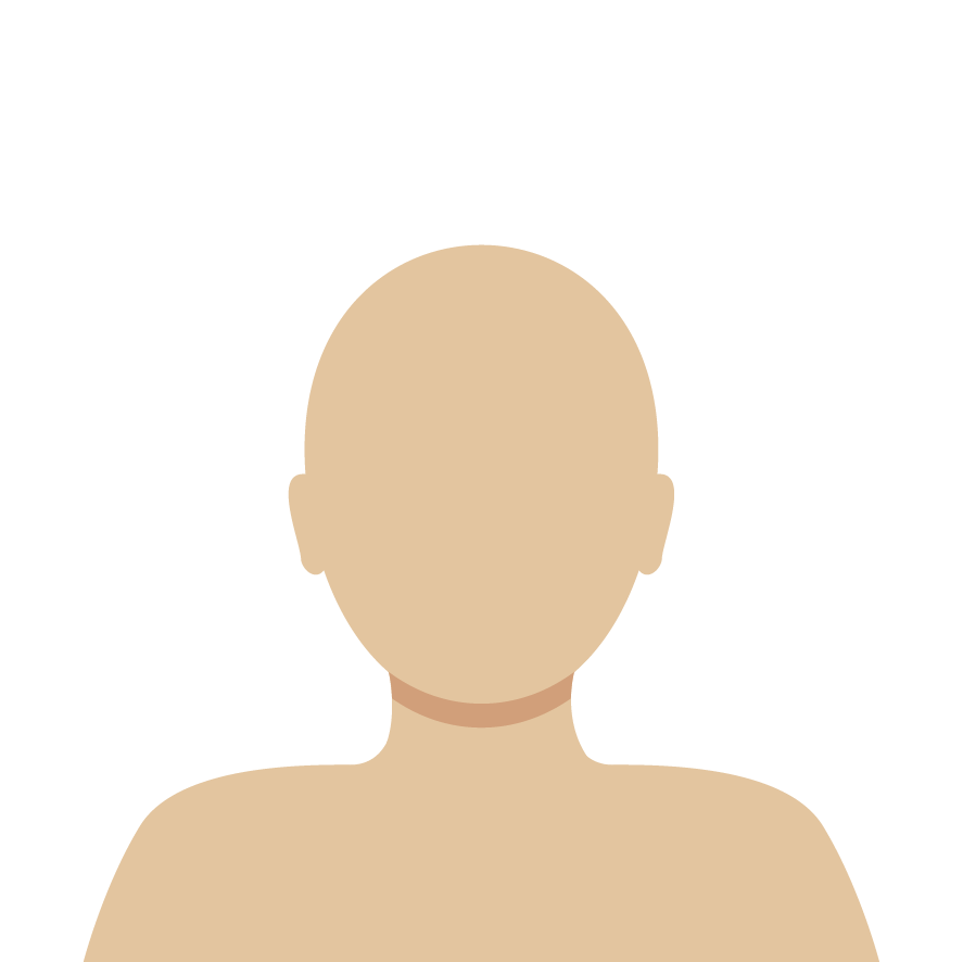 This image is a minimalist illustration of a person with a bald head against a plain background. The figure has no distinct facial features or clothing, emphasizing simplicity and anonymity.