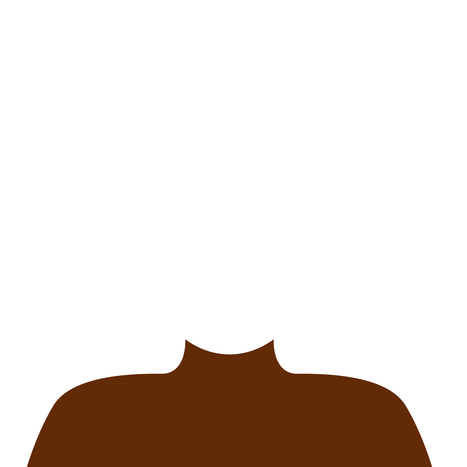 A simple graphic of a brown turtle neck sweater against a plain white background. The sweater is centrally positioned, but only the upper part with the neckline is visible.